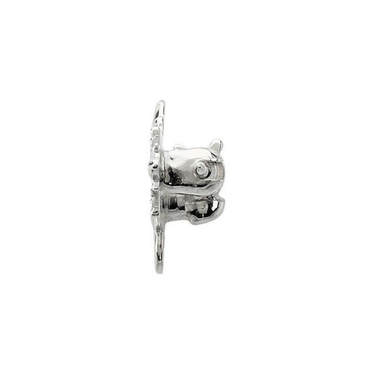 14K White Baptismal Pin