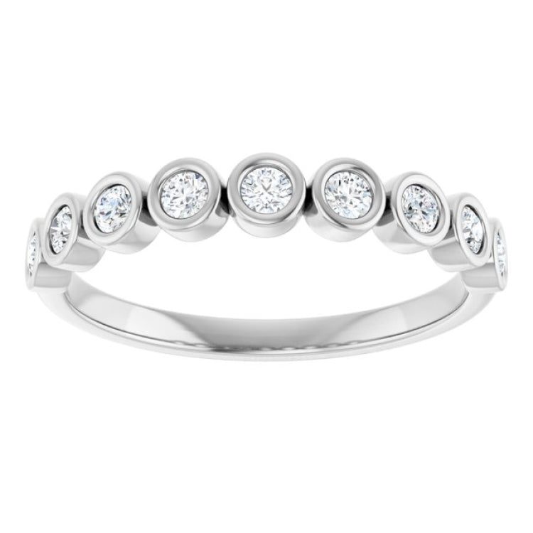 Platinum 1/4 CTW Lab-Grown Diamond  Anniversary Band