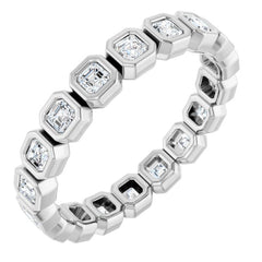 14K Rose 1 1/4 CTW Lab-Grown Diamond  Eternity Band
