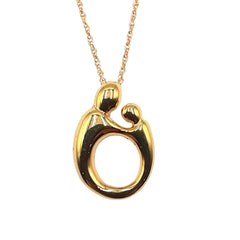APPRAISED $500 - 14kt Yellow Gold Mother and Child Pendant 