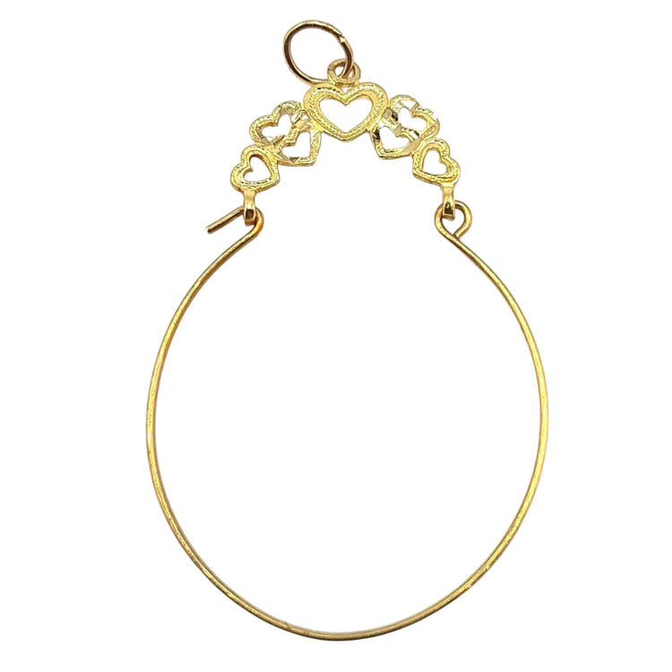 14kt Yellow Gold Charm Holder 