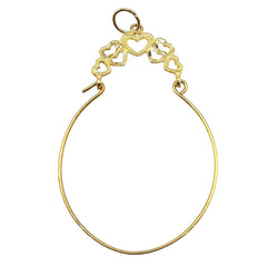 14kt Yellow Gold Charm Holder 