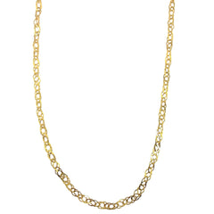 APPRAISED $1400 - 18kt Yellow Gold 28" Fancy Oval Link Chain 