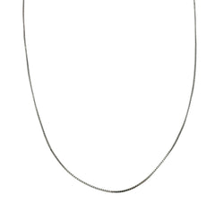 APPRAISED $250- 14KT White Gold 21" Box Link Chain