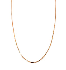 APPRAISED $425- 14KT Rose Gold 18" Box Link Chain