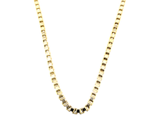 APPRAISED $1600- 14KT Yellow Gold 18" 2MM Box Link Chain