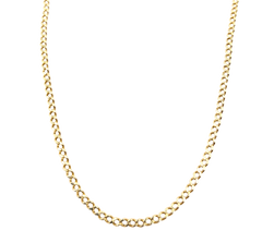 APPRAISED $2600- 14KT Yellow Gold 34.5" Curb Link Chain