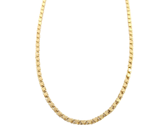 APPRAISED $1500- 18" 14KT Yellow Gold Heart Link Chain