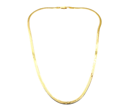 APPRAISED $1800- 14KT Yellow Gold 18" Herringbone Chain
