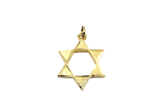14KT Yellow Gold Star of David Charm