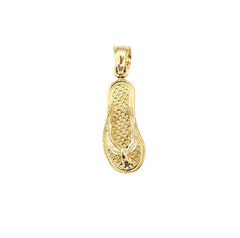 14KT Yellow Gold Flip Flop Charm