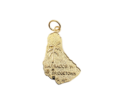 14KT Yellow Gold Barbados Charm