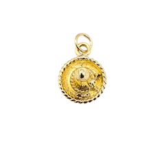 14KT Yellow Gold Sombrero Charm