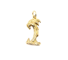 14KT Yellow Gold Banana Tree Charm