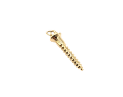 14KT Yellow Gold Screw Charm