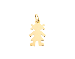 14KT Yellow Gold Little Girl Charm