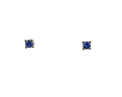 APPRAISED $350- 14KT White Gold Sapphire Studs