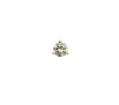 APPRAISED $600- 14KT Yellow Gold Diamond Stud