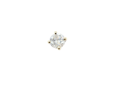 APPRAISED $300- 14KT Yellow Gold Diamond Stud
