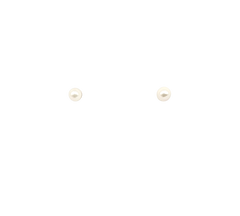APPRAISED $125- 14KT Yellow Gold Studs with Cultured Pearls