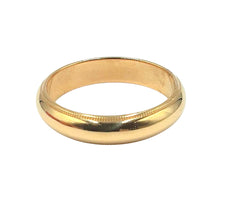 APPRAISED $750- 14KT Yellow Gold 4.7MM Milgrain Band