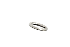 14KT White Gold 3MM Polished Band