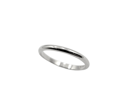 14KT White Gold 1.9MM Polished Band