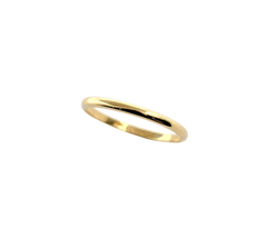 18KT Yellow Gold 1.7MM Polished Band