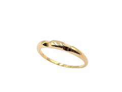 14KT Yellow Gold 2.5MM Notched Band