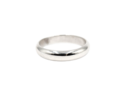 14KT White Gold 4.5MM Polished Band