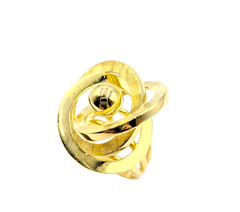 APPRAISED $4700- 18KT Yellow Gold Orbit Design Ring