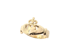 APPRAISED $900- 14KT Yellow Gold Claddagh Ring