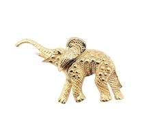 APPRAISED $1400- 14KT Yellow Gold Elephant Pin