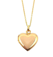 APPRAISED $500- 14KT Yellow Gold Heart Locket Pendant