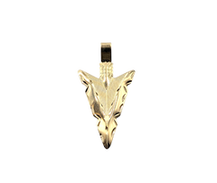 APPRAISED $300- 14KT Yellow Gold Arrow Pendant