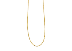 APPRAISED $1000- 14KT Yellow Gold 20" 1MM Rope Style Chain